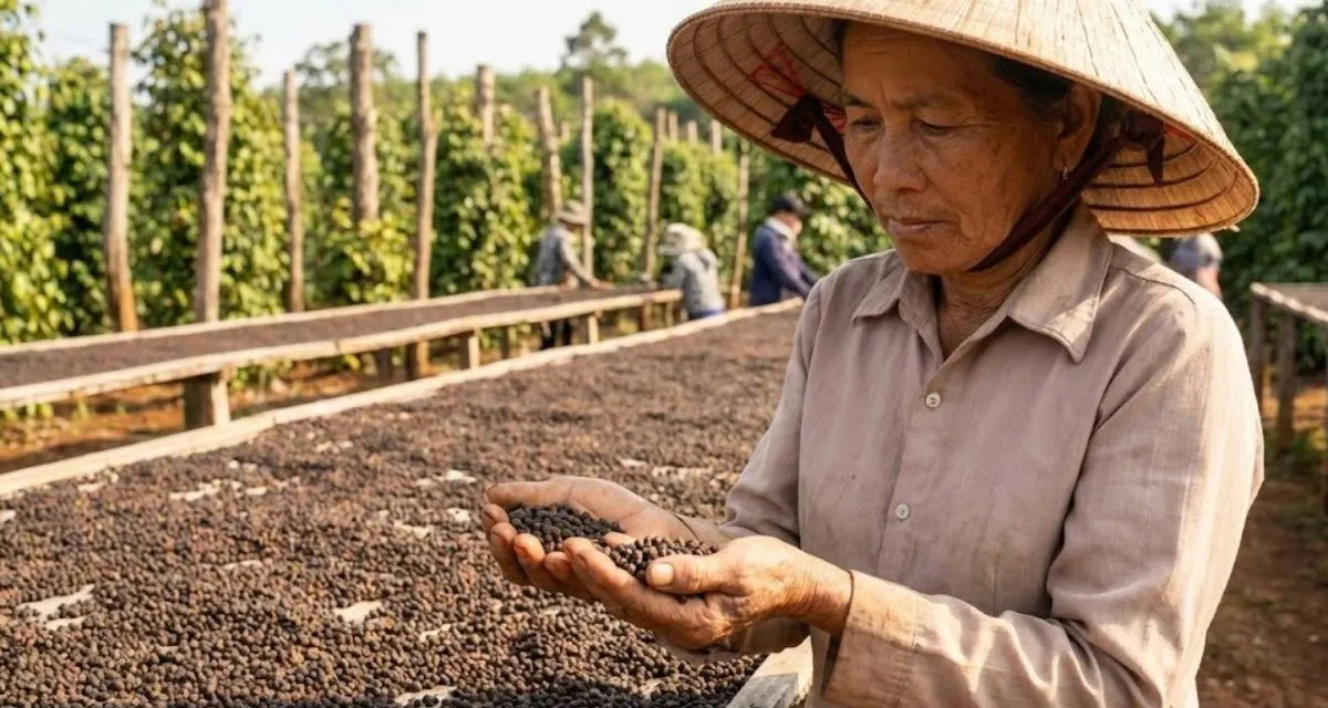 Giá tiêu các tỉnh Tây Nguyên hôm nay