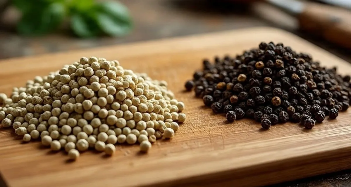 Bảng so sánh giá tiêu trắng và tiêu đen hôm nay