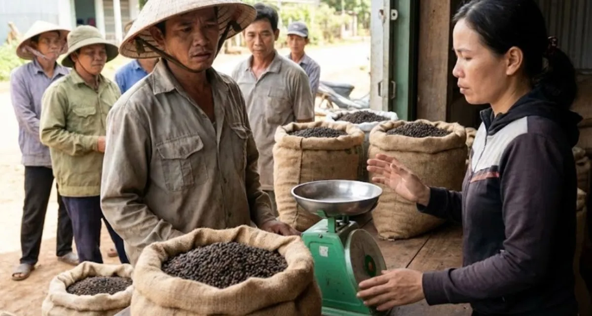 Điểm thu mua tiêu lớn tại Đắk Nông – nơi định giá tiêu hôm nay