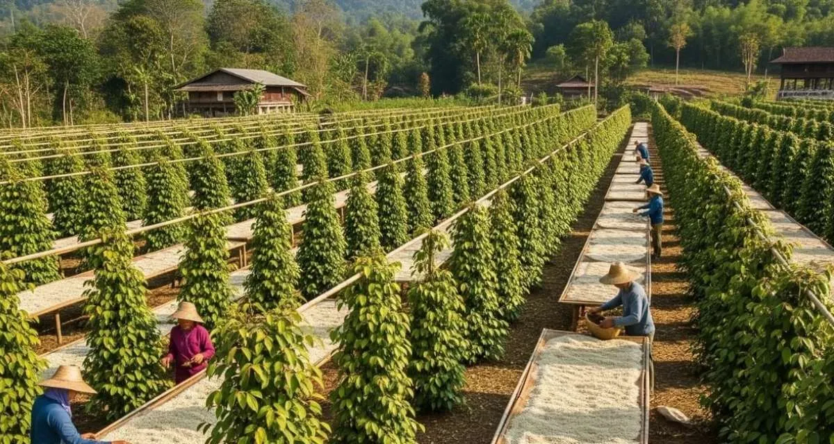 Dự báo về giá tiêu trắng