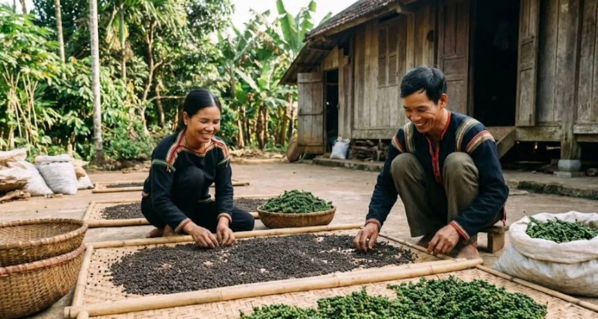 Giá tiêu đen hôm nay cập nhật từ Tây Nguyên