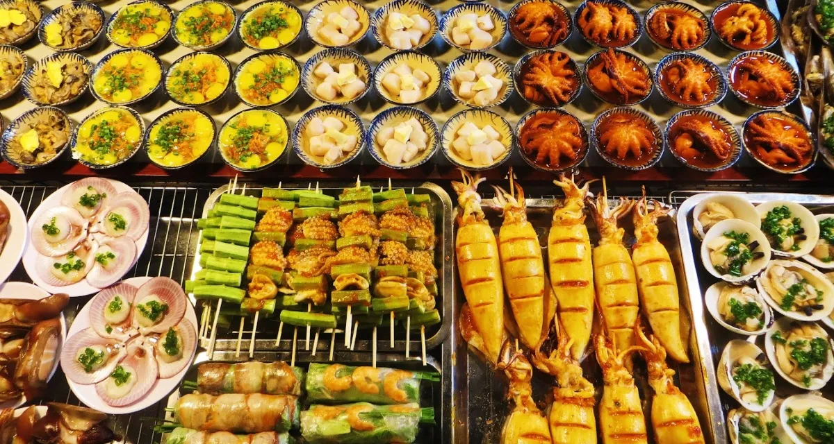 Món hải sản nướng với hồ tiêu Phú Quốc