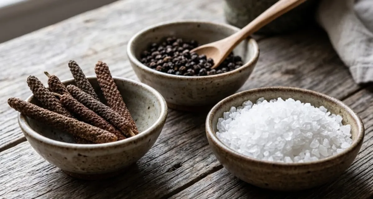 Nguyên Liệu Làm Muối Tiêu Lốt