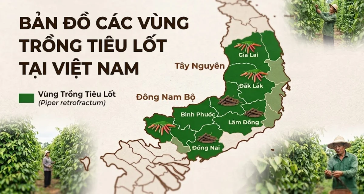 các vùng trồng tiêu lốt