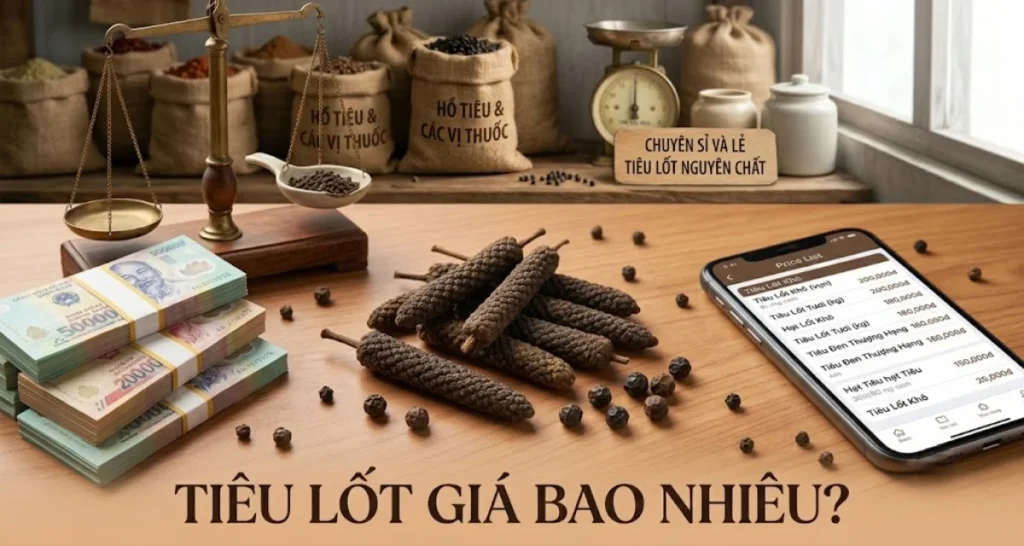 tiêu lốt giá bao nhiêu
